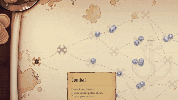Animated GIF: Choosing the route
